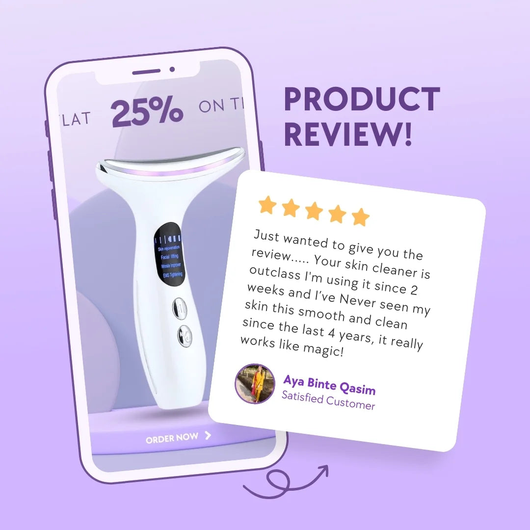 3-in-1 Neck Lifting and Wrinkles Remover Skincare Tool